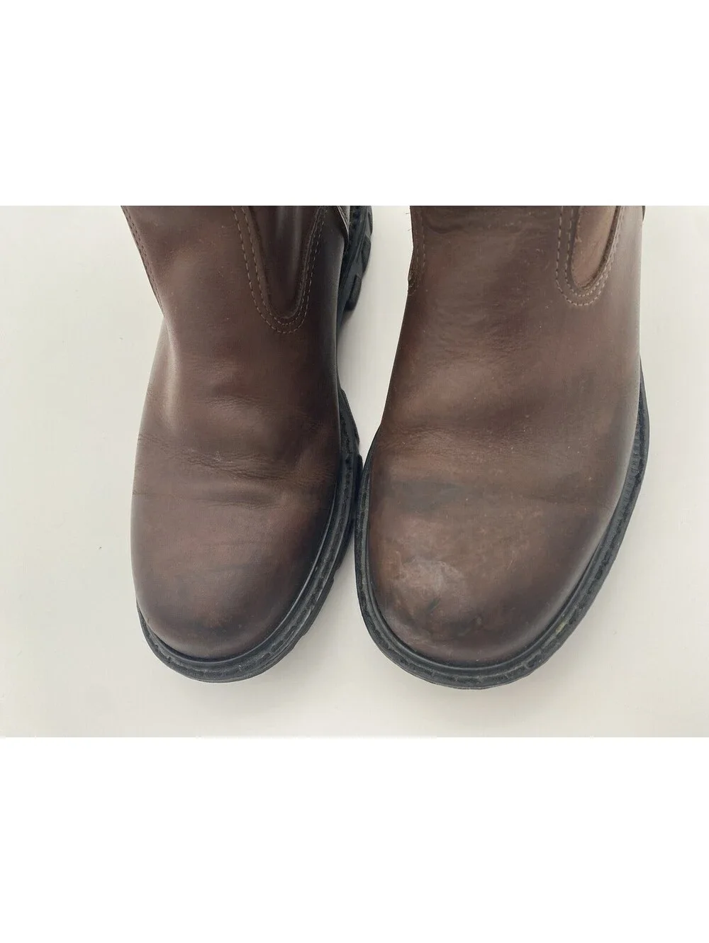 Wolverine MultiShox Men's Size 10 M Brown Leather Work Boots - Y2K